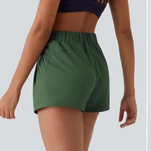 Green Women's Shorts - Picture 4 of 7